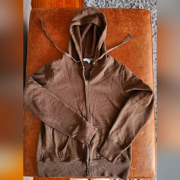 Old Navy Brown Zip Up Hoodie - Picture 1 of 5